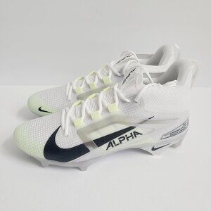 NEW Nike Alpha Menace 4 Elite Football Cleats FD7036-100 Size 11.5 White